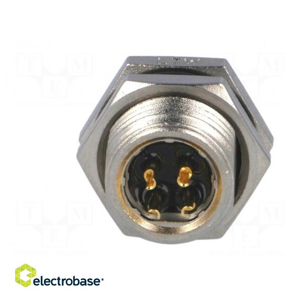 Socket | M12 | PIN: 4 | male | A code-DeviceNet / CANopen | soldering фото 6