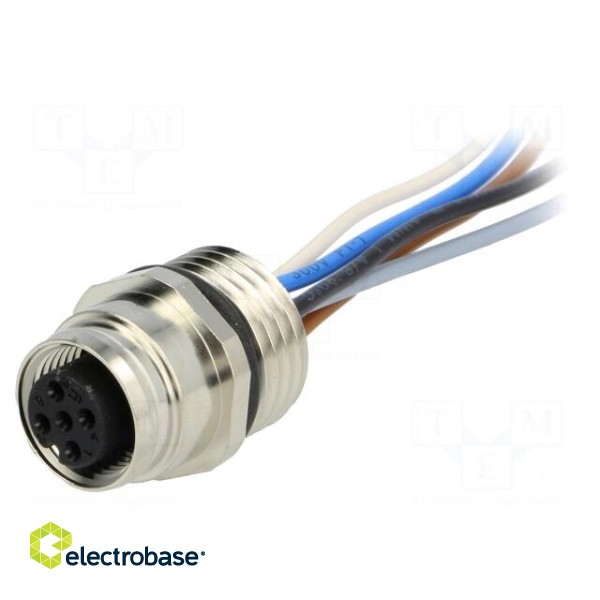 Socket | M12 | PIN: 5 | female | A code-DeviceNet / CANopen | cables image 1