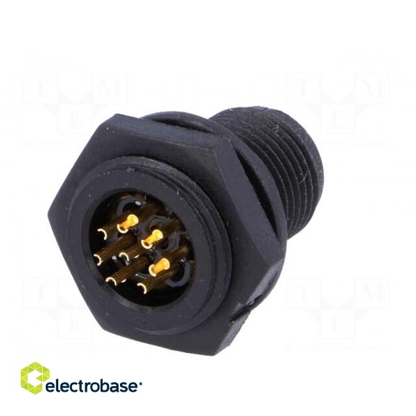 Socket | M12 | PIN: 8 | male | A code-DeviceNet / CANopen | soldering фото 6