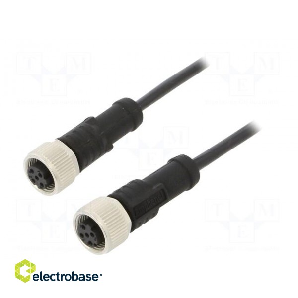 Cable: for sensors/automation | PIN: 4 | M12-M12 | D code-Ethernet