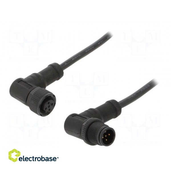 Cable: for sensors/automation | PIN: 5 | M12-M12 | B code-Profibus