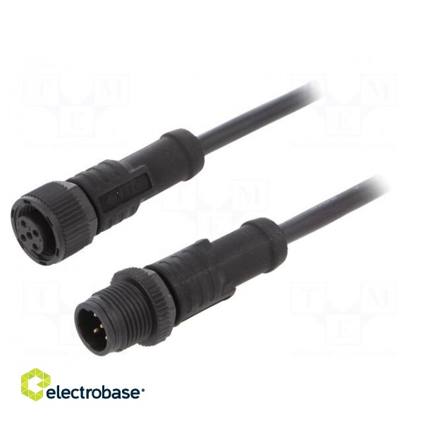 Cable: for sensors/automation | PIN: 5 | M12-M12 | B code-Profibus