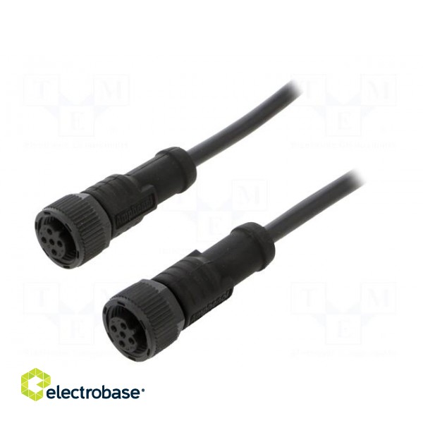 Cable: for sensors/automation | PIN: 5 | M12-M12 | B code-Profibus