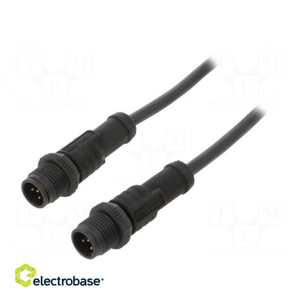 Cable: for sensors/automation | PIN: 5 | M12-M12 | B code-Profibus