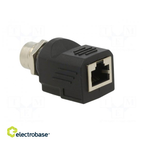 Adapter | M12 female D coded,RJ45 socket | D code-Ethernet фото 8