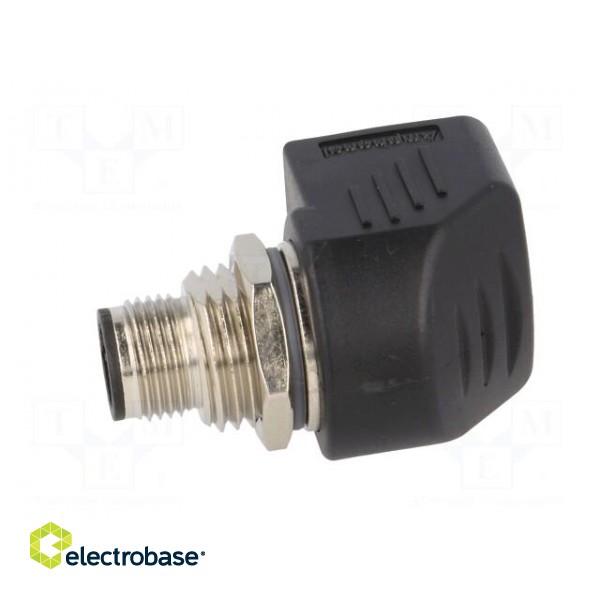 Adapter | RJ45 socket,M12 male | D code-Ethernet | PIN: 4 | Cat: 5e paveikslėlis 5