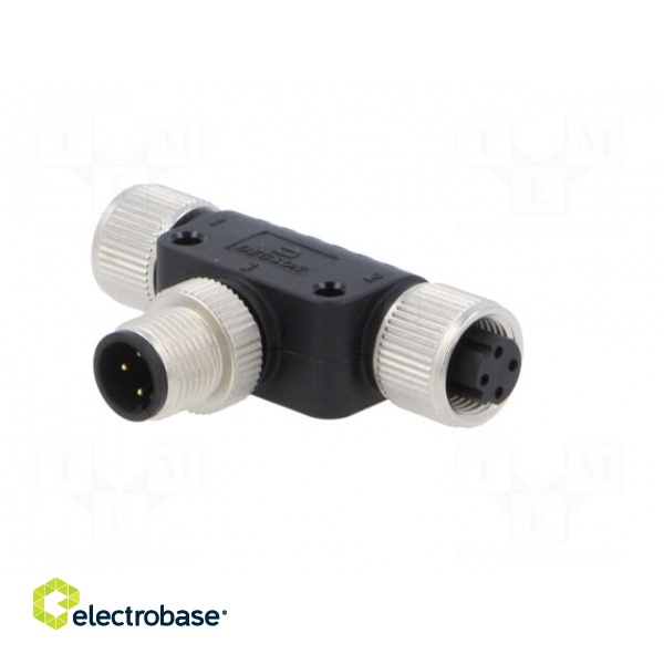 M12 adapter FT-M12D-04M-M12D-04F-Q-0200 image 2