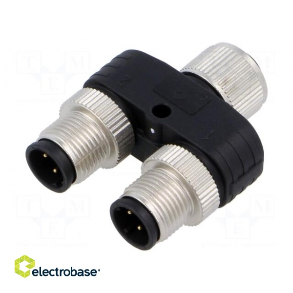 M12 adapter FY-M12D-04F-M12D-04M-T-0100 image 2