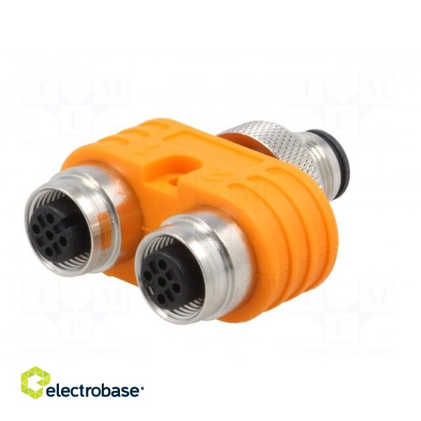 T adapter | M12 male,M12 female x2 | A code-DeviceNet / CANopen paveikslėlis 6