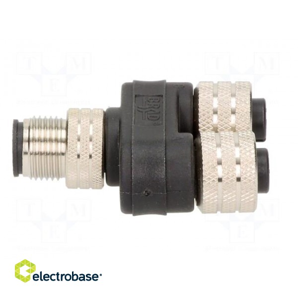 T adapter | M12 male,M12 female x2 | A code-DeviceNet / CANopen paveikslėlis 7