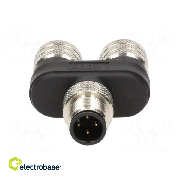 T adapter | M12 male,M12 female x2 | A code-DeviceNet / CANopen image 5