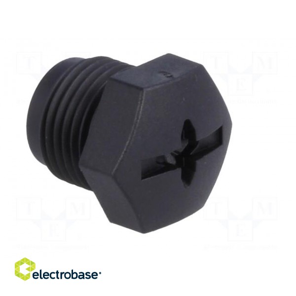 Protection cover | female M12 connectors | plastic image 8