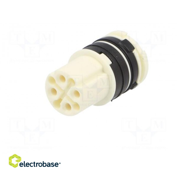 Connector: circular | contact insert | female | for cable paveikslėlis 2