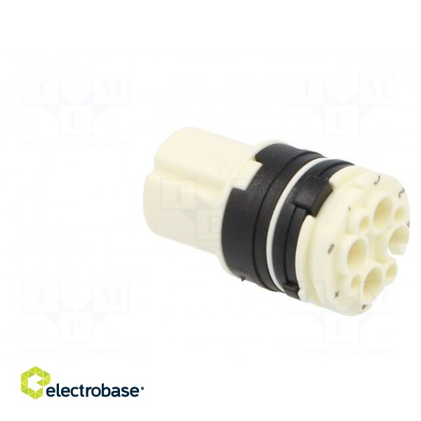 Connector: circular | contact insert | female | for cable фото 4