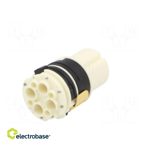 Connector: circular | contact insert | female | for cable paveikslėlis 6
