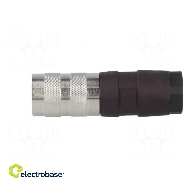Connector: M16 | plug | female | soldering | for cable | PIN: 12 | 3A | 150V фото 3