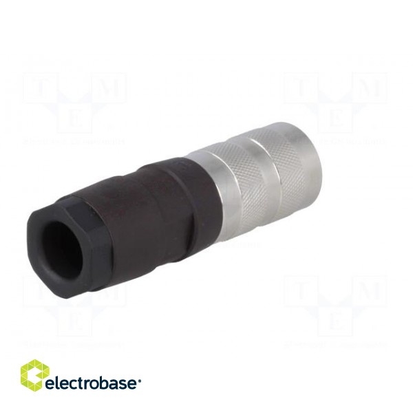 Connector: M16 | plug | female | soldering | for cable | PIN: 12 | 3A | 150V фото 6