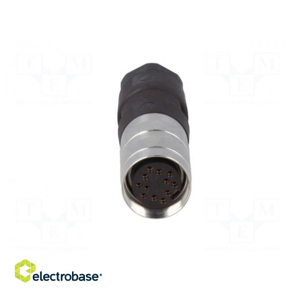 Connector: M16 | plug | female | soldering | for cable | PIN: 12 | 3A | 150V image 9