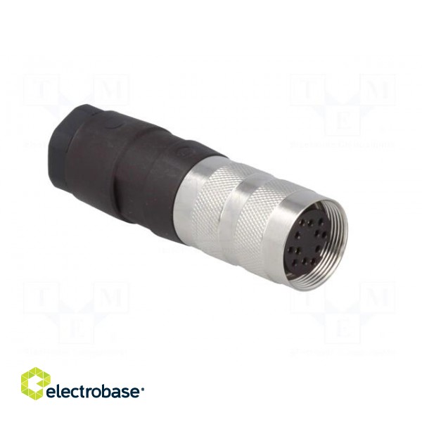 Connector: M16 | plug | female | soldering | for cable | PIN: 12 | 3A | 150V image 8