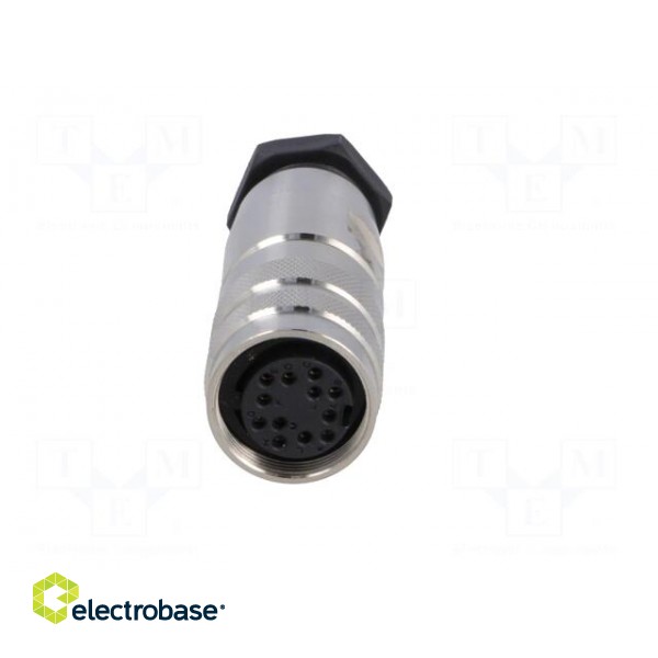Connector: M16 | plug | female | soldering | for cable | PIN: 12 | 3A | 60V image 9