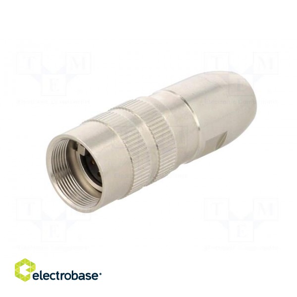 Connector: M16 | plug | female | soldering | for cable | PIN: 12 | 3A | 60V фото 2