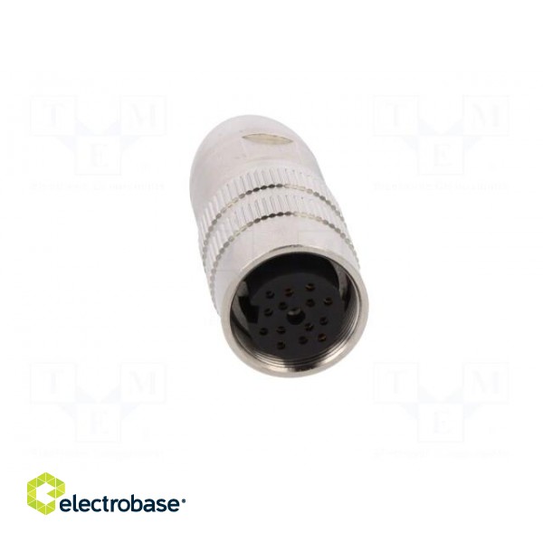 Connector: M16 | plug | female | soldering | for cable | PIN: 14 | 3A | 60V paveikslėlis 9