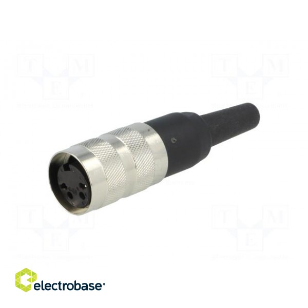 Connector: M16 | plug | female | soldering | for cable | PIN: 2 | 5A | 300V paveikslėlis 2