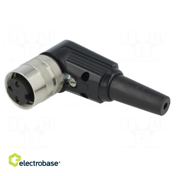 Connector: M16 | plug | female | soldering | for cable | PIN: 3 | 5A | 250V image 2