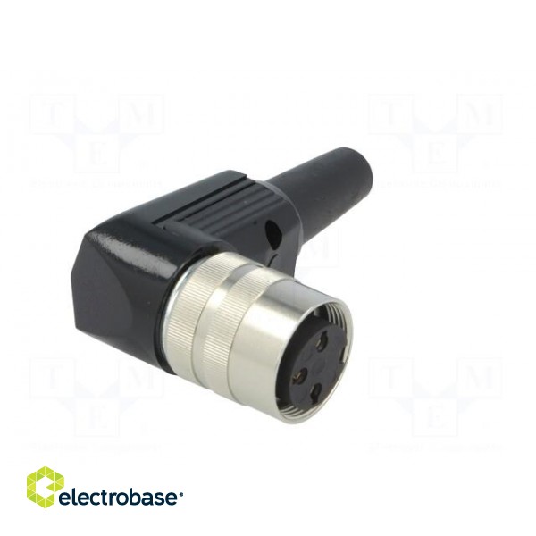Connector: M16 | plug | female | soldering | for cable | PIN: 3 | 5A | 250V фото 8