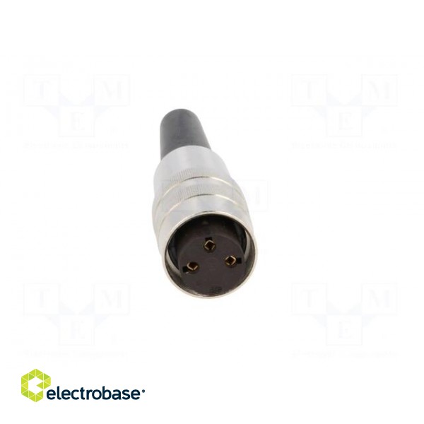 Connector: M16 | plug | female | soldering | for cable | PIN: 3 | 5A | 250V paveikslėlis 9