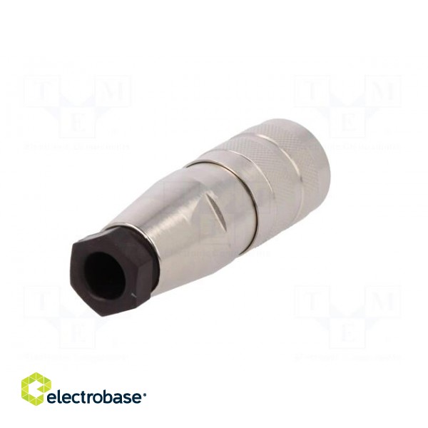 Connector: M16 | plug | female | soldering | for cable | PIN: 3 | 5A | 300V фото 6