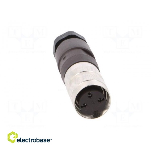 Connector: M16 | plug | female | soldering | for cable | PIN: 3 | 5A | 300V image 9