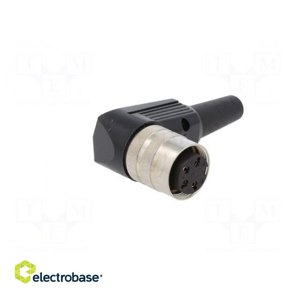 Connector: M16 | plug | female | soldering | for cable | PIN: 4 | 5A | 250V image 2