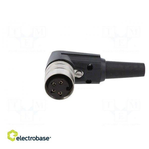Connector: M16 | plug | female | soldering | for cable | PIN: 4 | 5A | 250V image 3