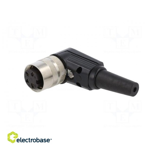 Connector: M16 | plug | female | soldering | for cable | PIN: 4 | 5A | 250V image 4