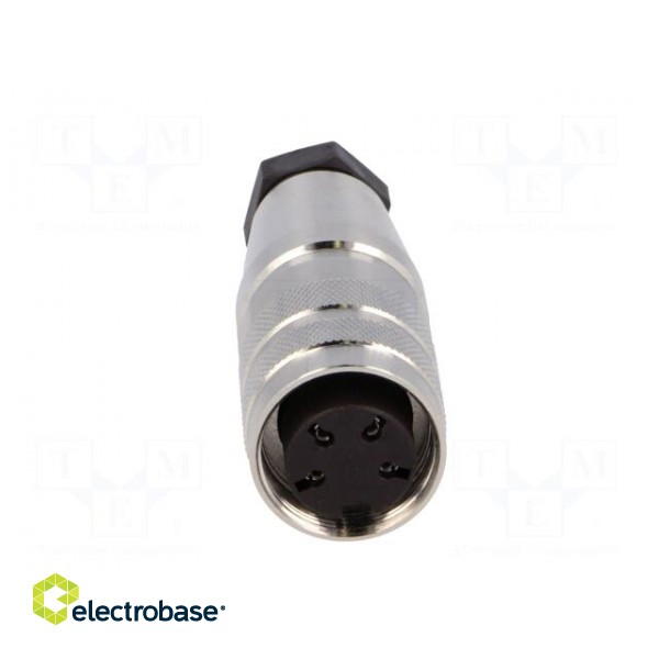Connector: M16 | plug | female | soldering | for cable | PIN: 4 | 5A | 300V image 9