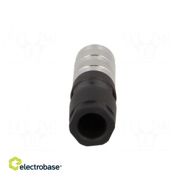 Connector: M16 | plug | female | soldering | for cable | PIN: 4 | 5A | 300V фото 5