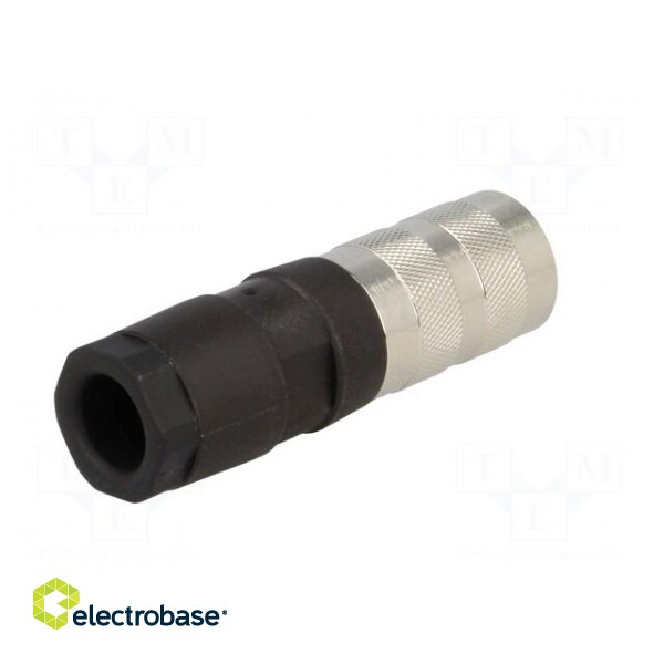 Connector: M16 | plug | female | soldering | for cable | PIN: 4 | 5A | 300V фото 6