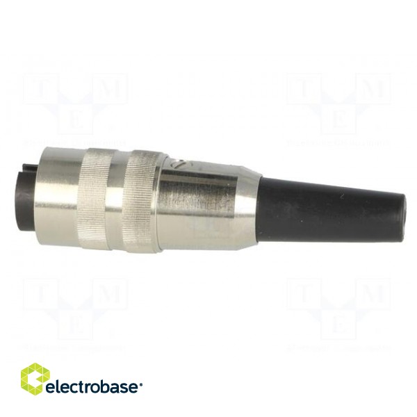 Connector: M16 | plug | female | soldering | for cable | PIN: 5 | 5A | 250V paveikslėlis 3