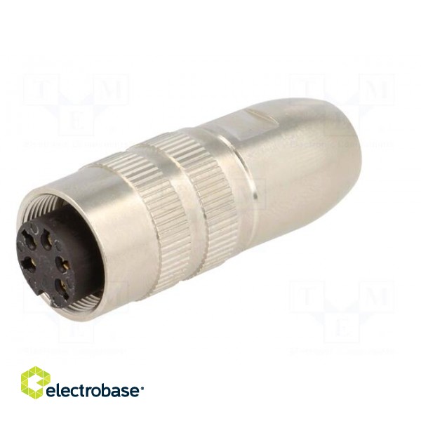 Connector: M16 | plug | female | soldering | for cable | PIN: 5 | 5A | 250V image 2