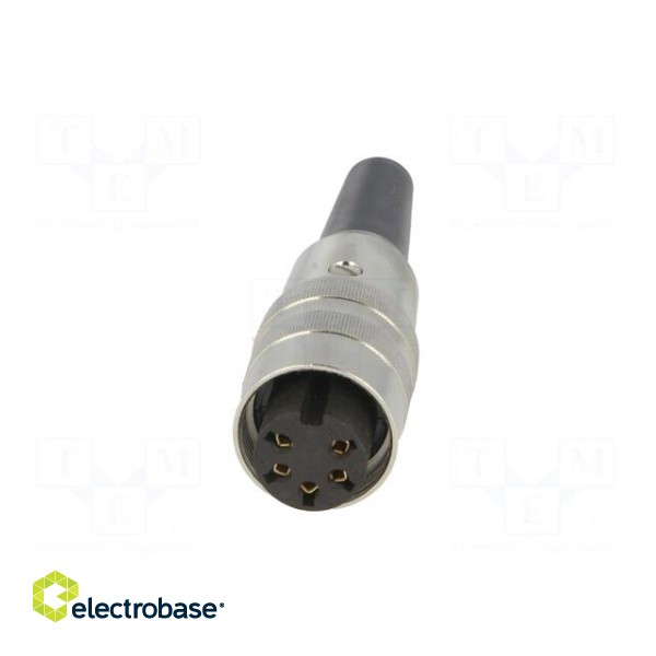 Connector: M16 | plug | female | soldering | for cable | PIN: 5 | 5A | 250V фото 9