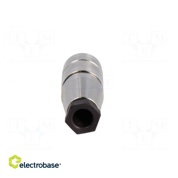 Connector: M16 | plug | female | soldering | for cable | PIN: 5 | 5A | 300V фото 5