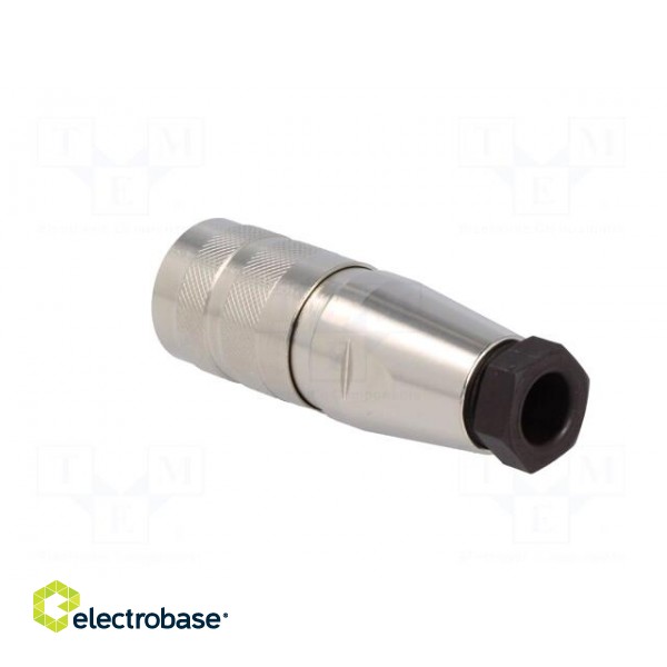 Connector: M16 | plug | female | soldering | for cable | PIN: 5 | 5A | 300V paveikslėlis 4