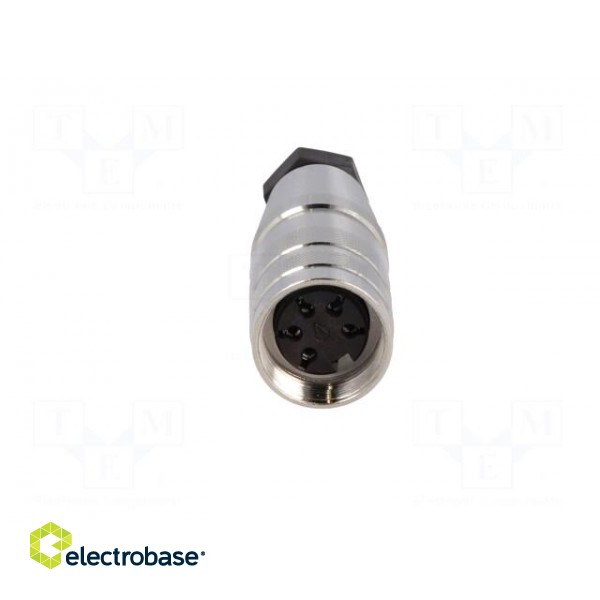 Connector: M16 | plug | female | soldering | for cable | PIN: 5 | 5A | 300V paveikslėlis 9