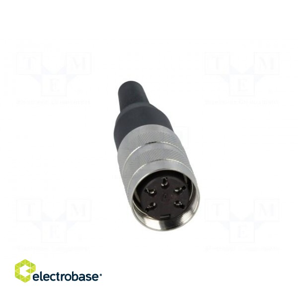 Connector: M16 | plug | female | soldering | for cable | PIN: 5 | 5A | 300V image 9
