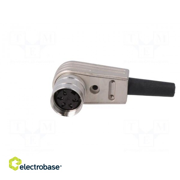 Connector: M16 | plug | female | soldering | for cable | PIN: 5 | 5A | 300V image 3