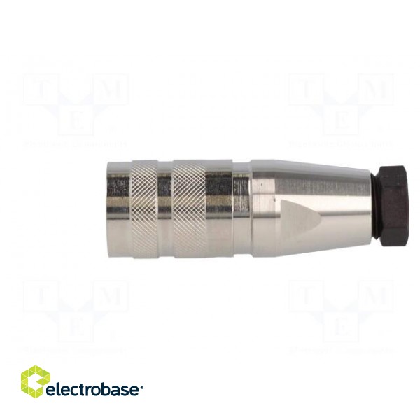 Connector: M16 | plug | female | soldering | for cable | PIN: 5 | 5A | 300V фото 3