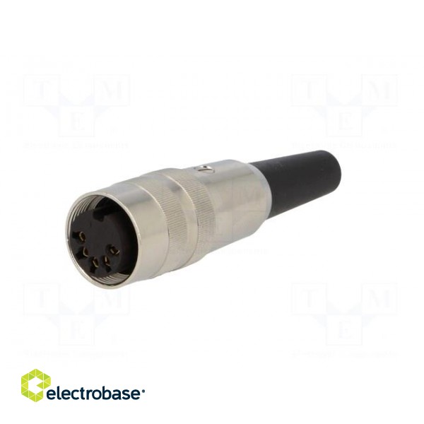 Connector: M16 | plug | female | soldering | for cable | PIN: 5 | 5A | 60V image 2