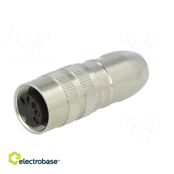 Connector: M16 | plug | female | soldering | for cable | PIN: 5 | 5A | 60V image 2
