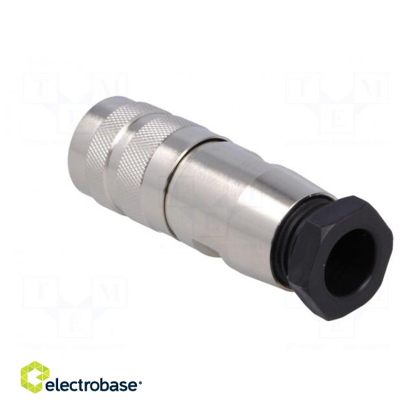 Connector: M16 | plug | female | soldering | for cable | PIN: 5 | 6A | 250V paveikslėlis 4